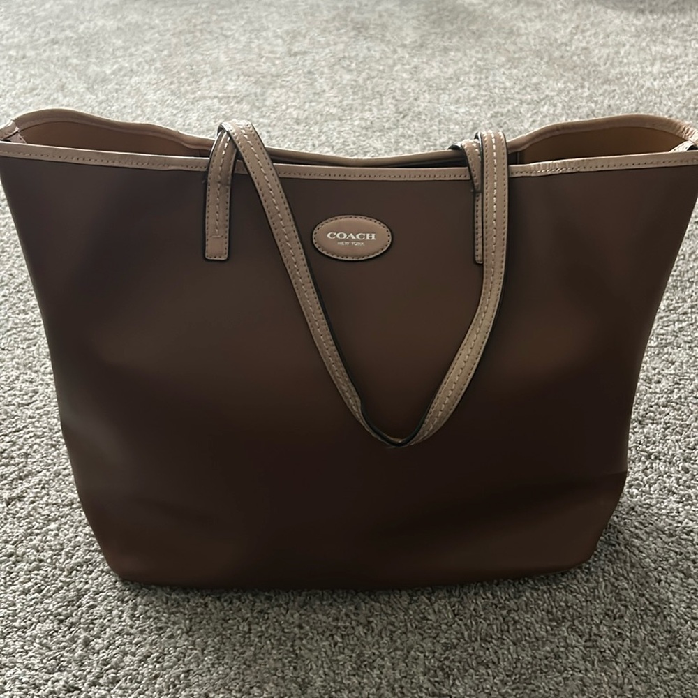 Coach Metro Large Tan Tote